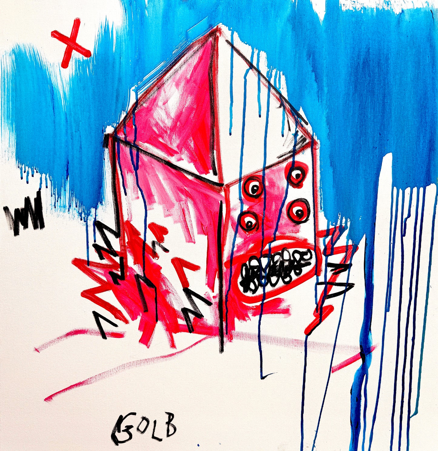 Drunk Golb Original Painting