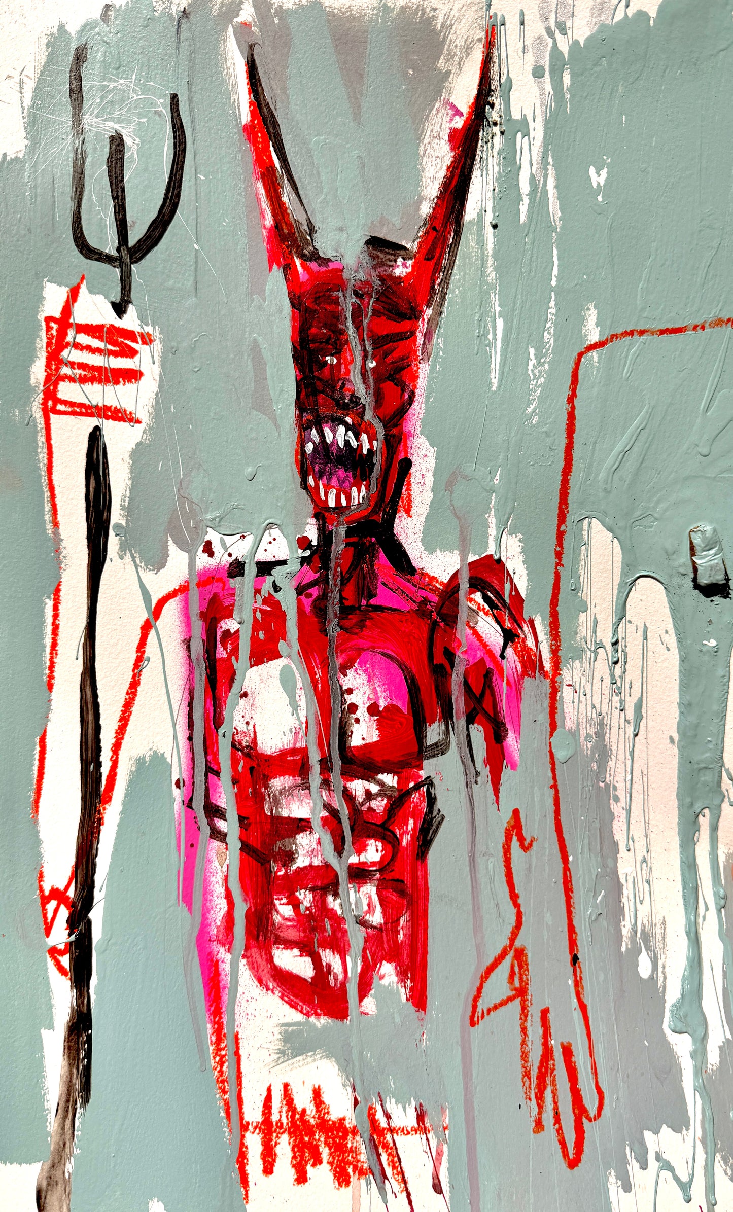 Pitchfork Original Painting