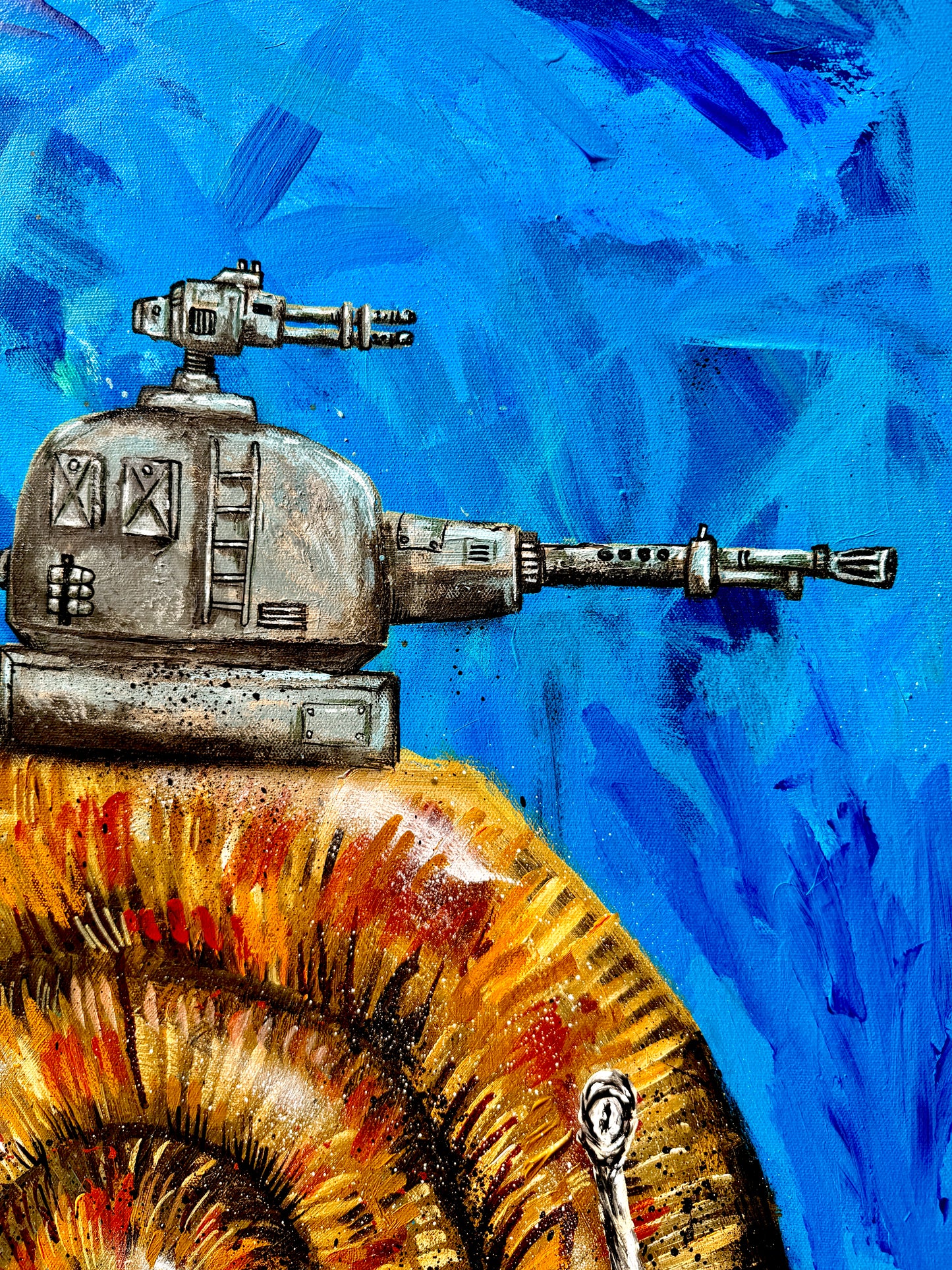 Snail Tank Original Painting