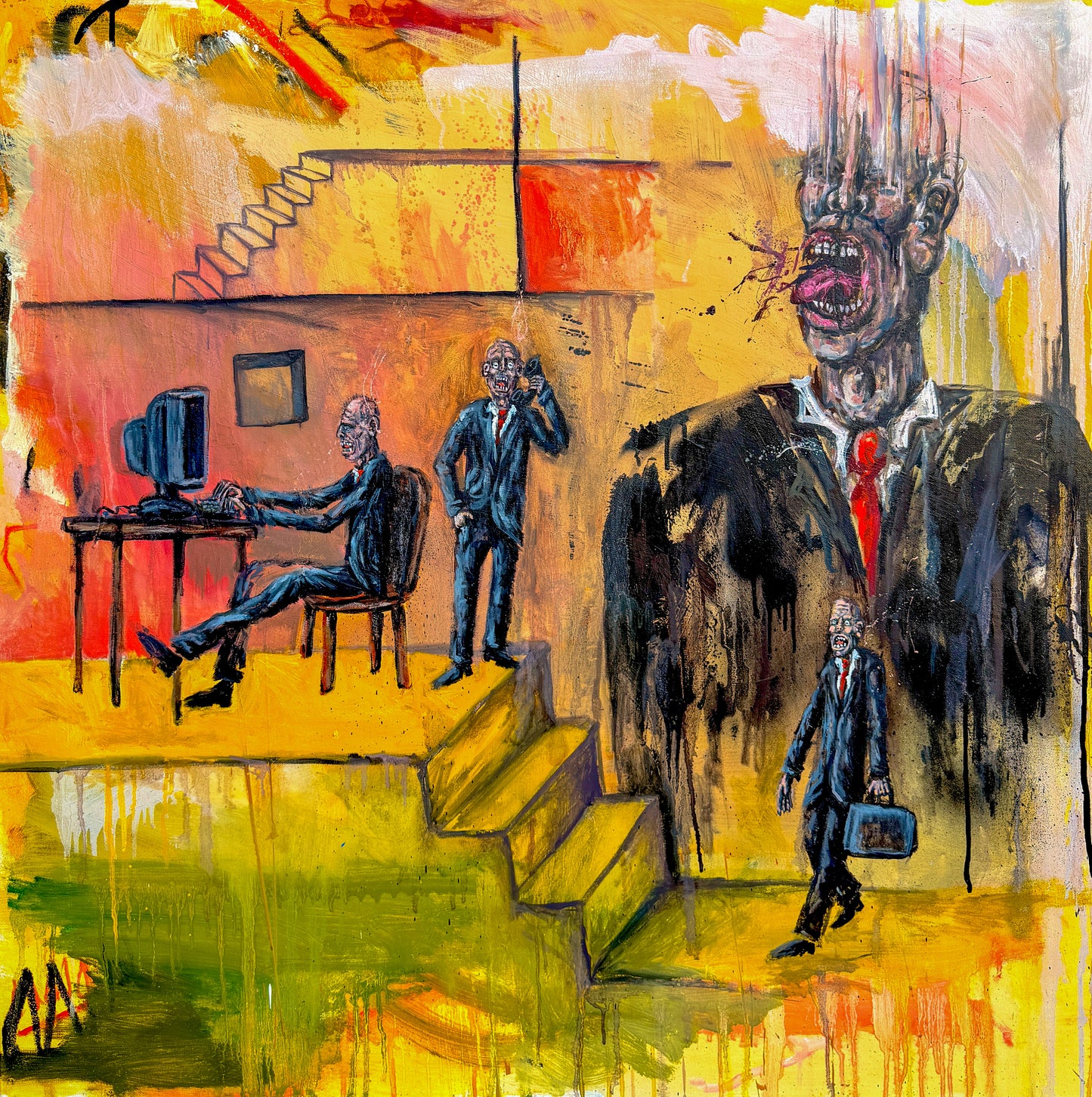 The American Dream Original Painting