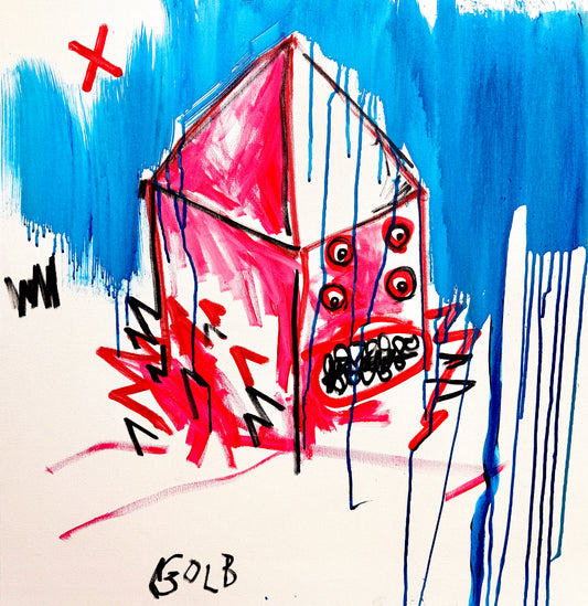 Drunk Golb Original Painting