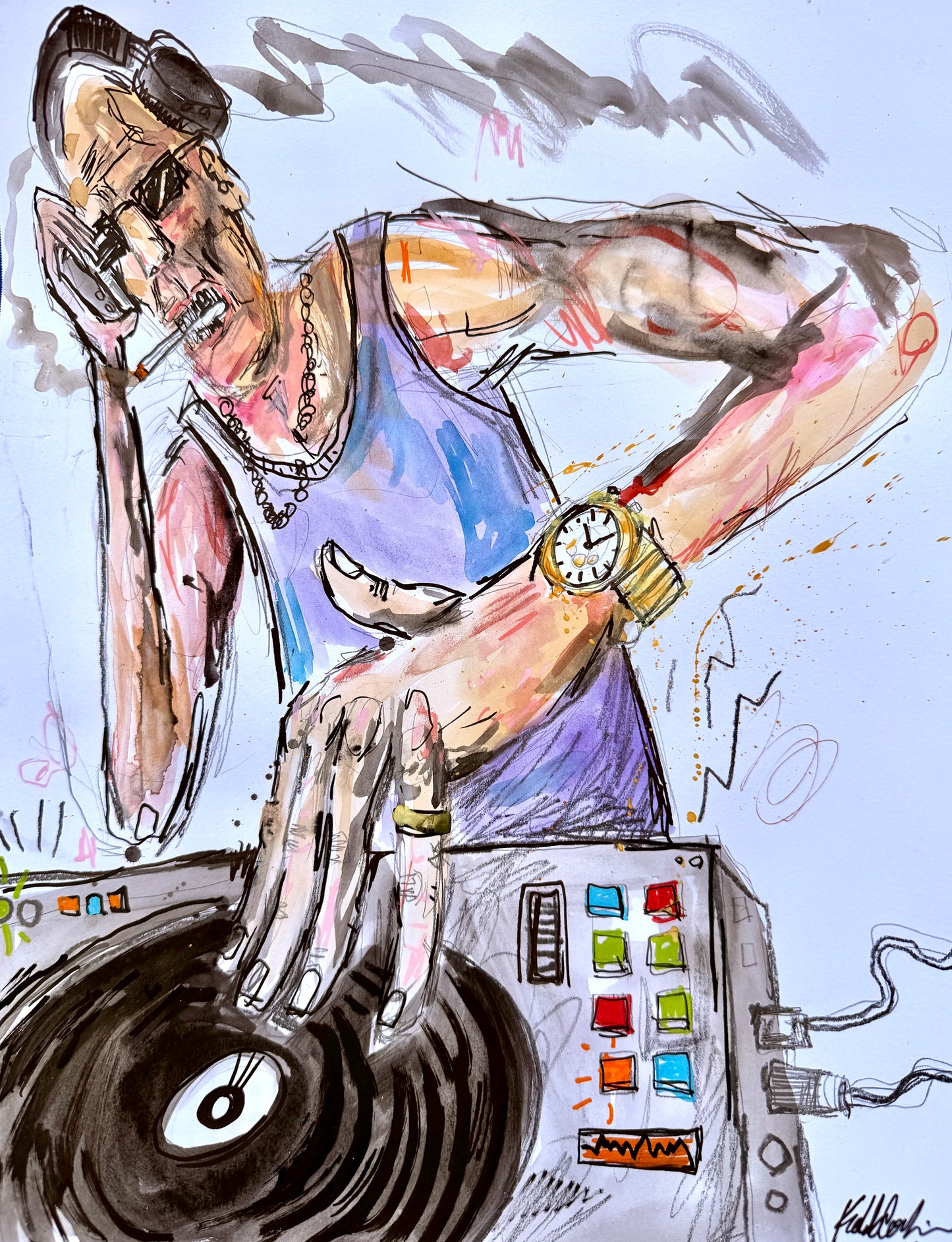 Dj Drawing 4