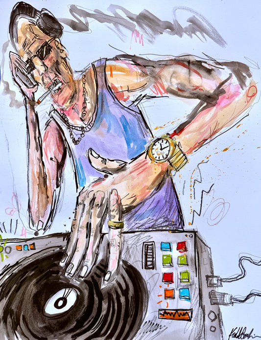 Dj Drawing 4