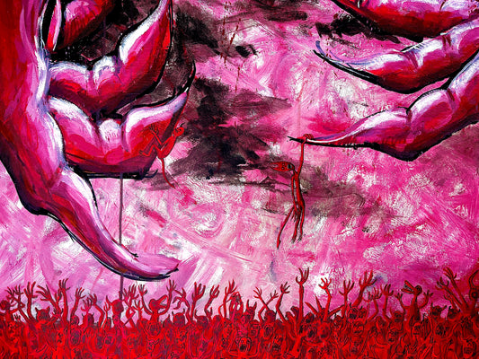 Burnout Original Painting