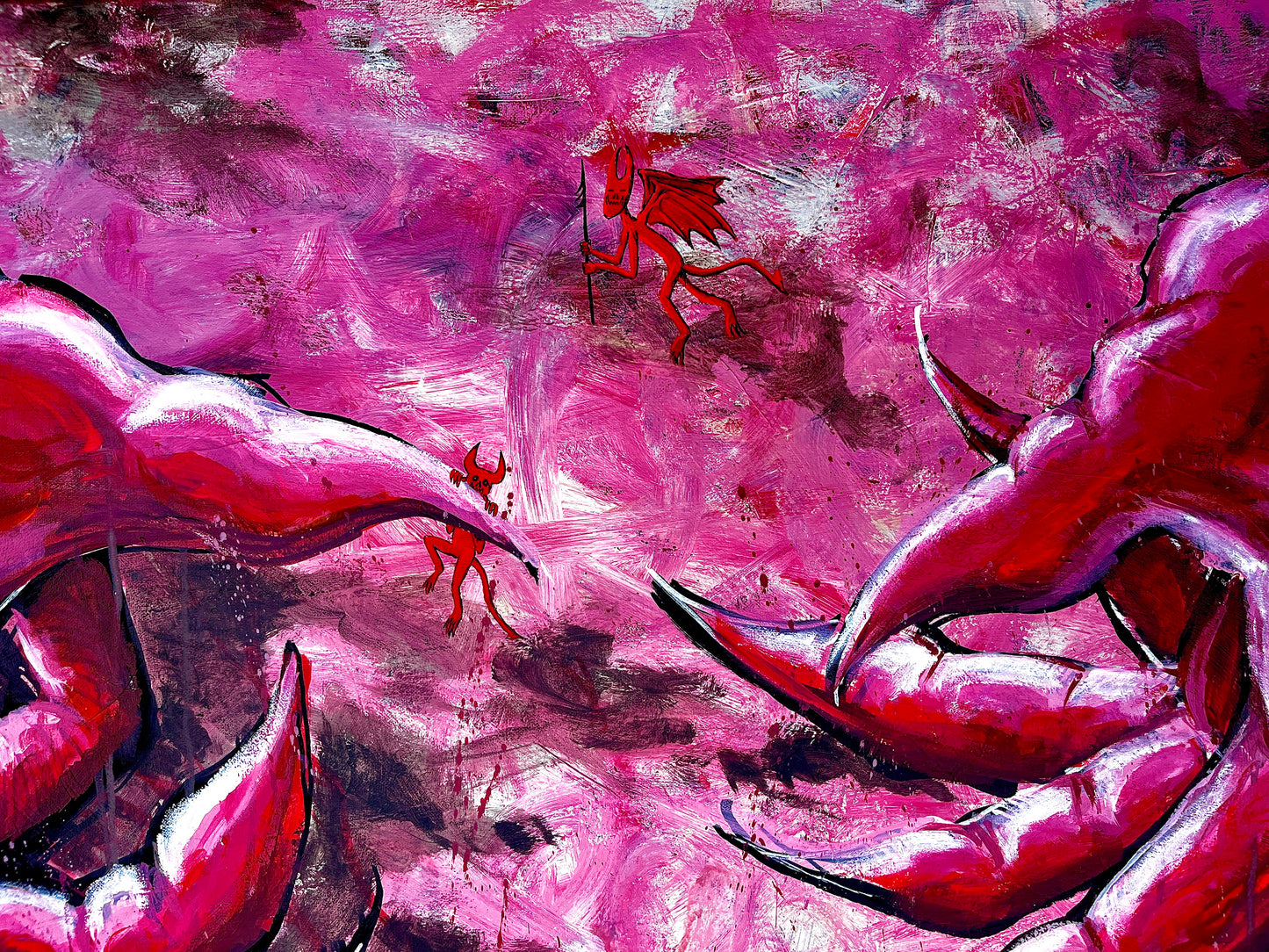 Burnout Original Painting