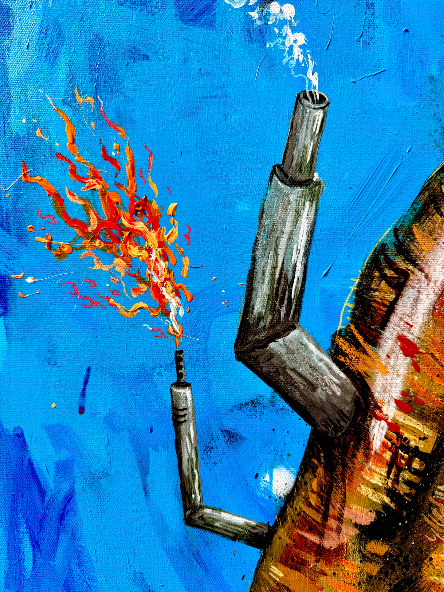 Snail Tank Original Painting